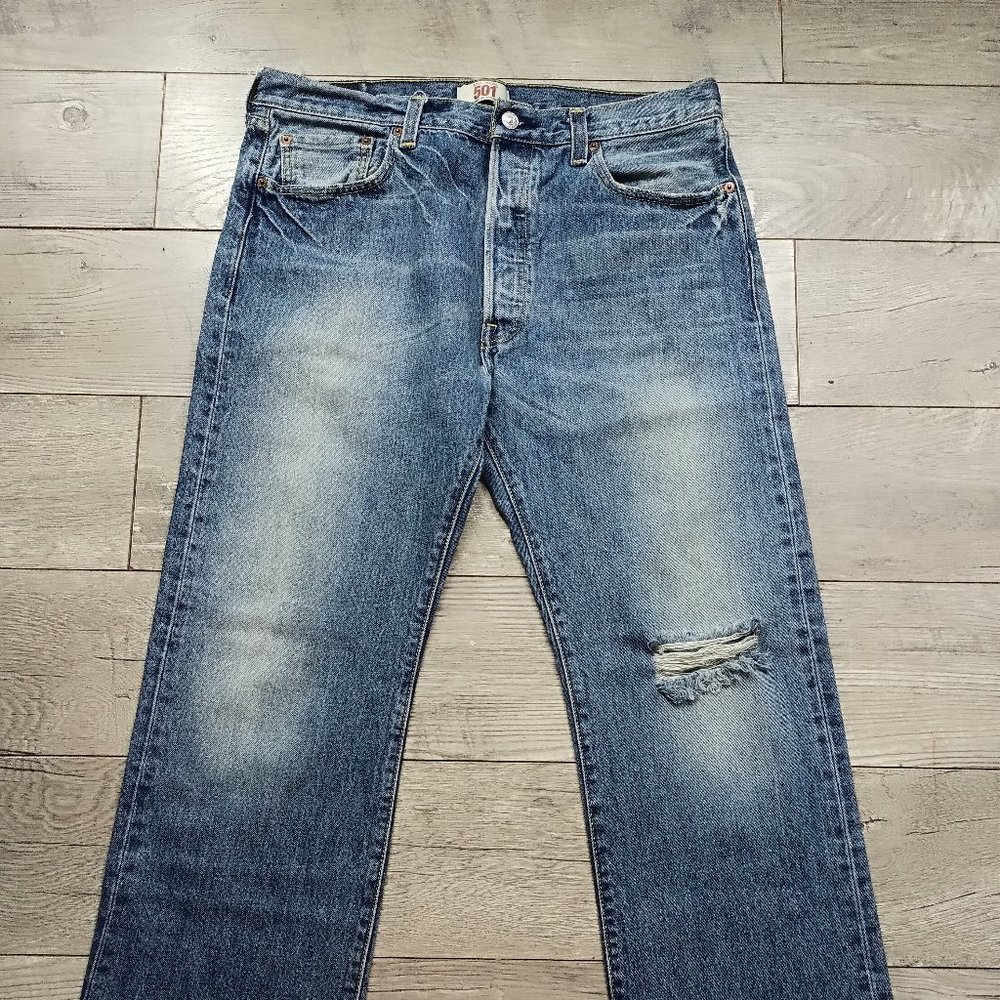 Levi's 501 Men's Button Fly Straight Jeans